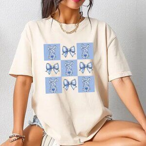 Easter Bunny Shirt, Graphic Bunny Tshirt, Cute Easter Tee